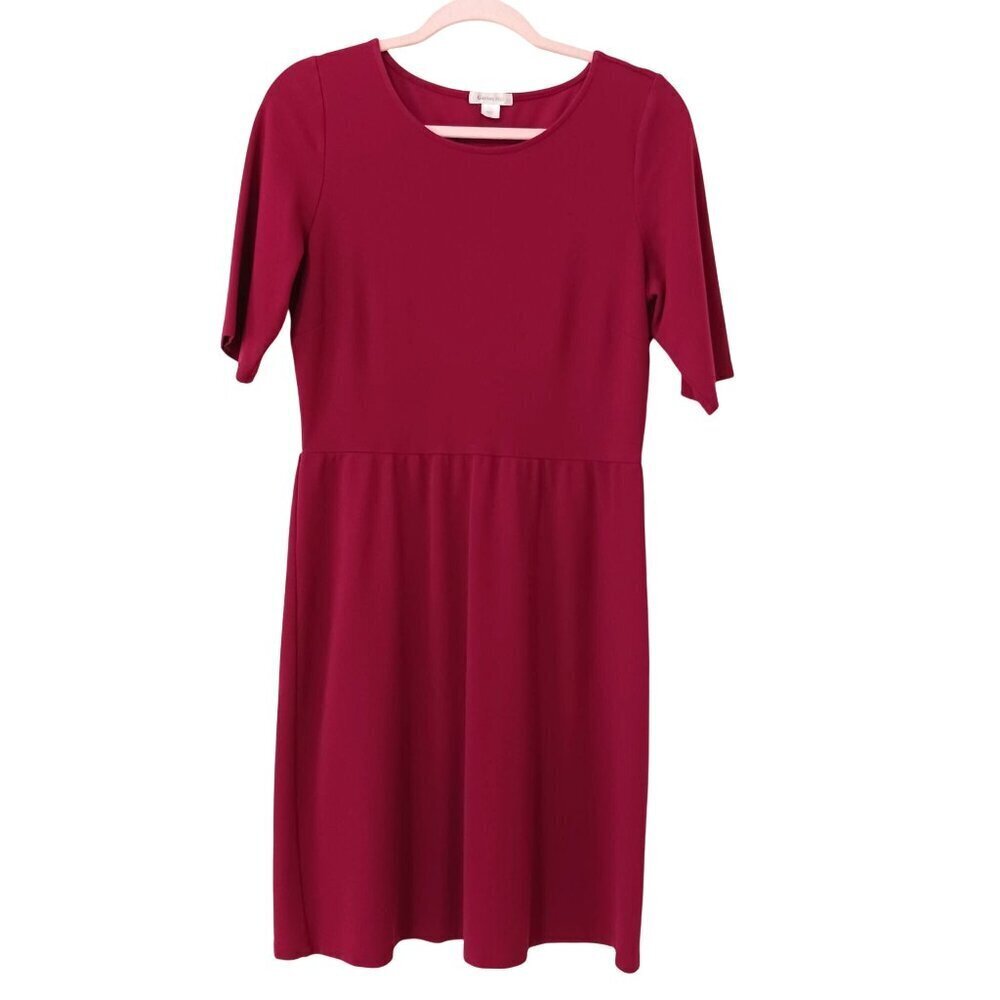 Garnet Hill Burgundy Red Dress Size 8
